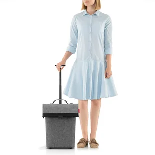 Wózek na zakupy 2 koła Reisenthel Trolley M - twist silver - Torby i wózki na zakupy - miniaturka - grafika 3