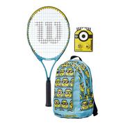 Tenis ziemny - Rakieta do tenisa + plecak + tłumik dla dzieci WILSON MINIONS 2.0 JUNIOR 25 - miniaturka - grafika 1