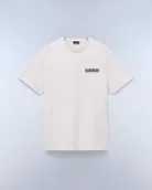 Koszulki i topy damskie - t-shirt donna napapijri s-vignoni back - np0a4ilx n1a1 white whisper - Napapijri - miniaturka - grafika 1