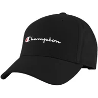 Czapki i chusty sportowe męskie - Czapka z daszkiem Champion Baseball 802410 czarny - miniaturka - grafika 1