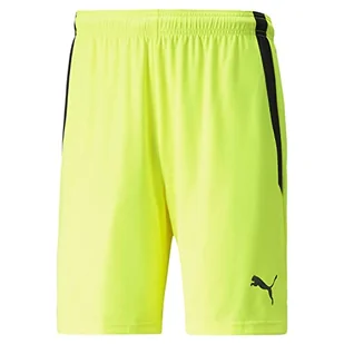 PUMA Męskie szorty Teamliga, Yellow Alert Black, XXL, Żółty alert czarny, XXL - Spodenki damskie - miniaturka - grafika 1
