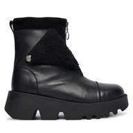 Botki damskie - Botki Fly London Zufefly P145316000 Czarny - miniaturka - grafika 1