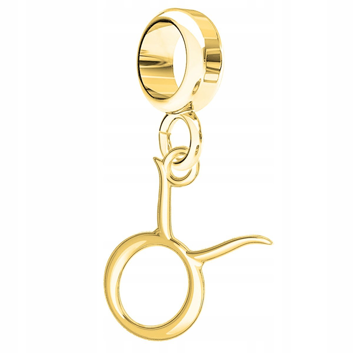 Charms Złoty ze Znakiem Zodiaku Byk Taurus Zodiak dla Byka SREBRO 925
