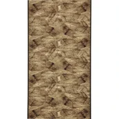 Dywany - NOWOCZESNY CHODNIK PODGUMOWANY BRUSH BEŻ/BRĄZ - miniaturka - grafika 1
