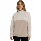 Bluzy damskie - Bluza polarowa damska 4F F421 kremowa 4FWAW25TFLEF42112S XL - miniaturka - grafika 1