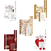 Domowy wyrób alkoholu - Etykiety na wódkę weselną + banderole 50 sztuk - miniaturka - grafika 1