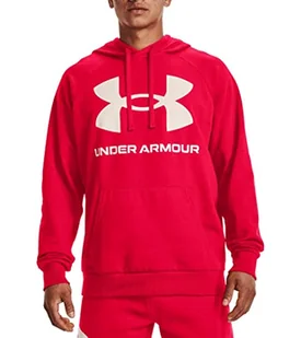 Under Armour Mens Fleece Tops Men's Ua Rival Fleece Big Logo Hoodie, czerwone, 1357093-600, SM - Koszulki i topy damskie - miniaturka - grafika 1
