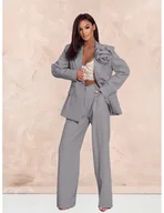 Komplety damskie - Garnitur z szerokimi spodniami KENZO - szary - miniaturka - grafika 1