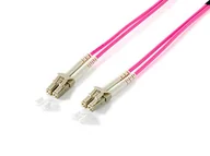Kable miedziane - Equip LWL Patchkabel LC-&gt;LC 7.50m Multimode Duplex OM4 viol Polybeutel 256515 - miniaturka - grafika 1