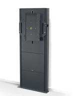 Uchwyty do monitorów - SMS Presence Wall/Floor Flipster uchwyt ścienny podłogowy z silnikową regulacją wysokości i funkcją obrotu (ver. 2021) do 75" | max. VESA 400x400| udźwig 50kg | ciemnoszary - miniaturka - grafika 1