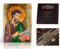 Ikony i obrazy sakralne - Ikona religijna Święty Mateusz Ewangelista - miniaturka - grafika 1