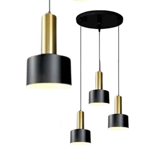 Lampa wisząca zwis żyrandol lampa na sufit czarna LED E27 - Lampy sufitowe Lampa wisząca zwis żyrandol lampa na sufit czarna LED E27 - Lampy sufitowe - miniaturka - grafika 1