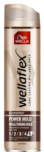 Wella Wellaflex Power Hold, lakier do włosów, 250ml - Kosmetyki do stylizacji włosów - miniaturka - grafika 1