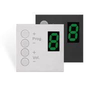 Inne akcesoria audio-wideo - PVS AUDAC MWX45/W MTX wall panel controller 45 x 45 mm White version MWX45/W - miniaturka - grafika 1