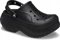 Klapki i japonki damskie - Damskie Buty Chodaki Platforma Koturn Crocs Bella 210062 Clog 42-43 - miniaturka - grafika 1