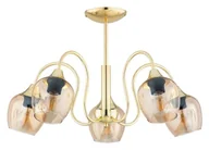 Lampy sufitowe - Julietta żyrandol 5xE27 złoty O3335 W5 ZL - miniaturka - grafika 1