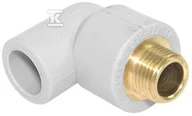 Akcesoria hydrauliczne - Kolano PP 90st z GZ mosiężnym 25/3/4" Onnline - miniaturka - grafika 1