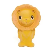 Gryzaki dla dzieci - Hevea Petit Monkey petit monkey - lew leo gryzak z grzechotką 100% - miniaturka - grafika 1