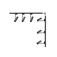 Lampy sufitowe - Listwa sufitowa szynowa 3569 zestaw jednoobwodowy czarny - miniaturka - grafika 1