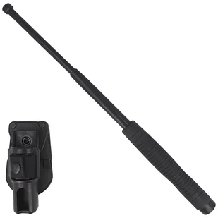 Pałka teleskopowa hartowana ESP Ergonomic 18'' z Fobus Paddle (ExB-18HE-BK BH-24) - Pałki obronne - miniaturka - grafika 1
