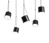 Lampy sufitowe - Redo 01-1828 - Żyrandol na lince DODO 5xE27/15W/230V - miniaturka - grafika 1