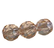 Półfabrykaty do biżuterii - Korale okrągłe szlifowane 14 mm ( 4szt ) J. Beż - miniaturka - grafika 1