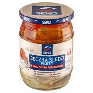 Konserwy i dania rybne - Seko Beczka śledzi Filety z suszonymi pomidorami 550 g - miniaturka - grafika 1