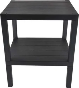 Korona Shops Stolik pomocniczy składany czarny - Ławy i stoliki kawowe - miniaturka - grafika 1