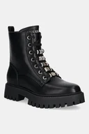 Botki damskie - Guess workery FIONAA damskie kolor czarny na platformie FLTFNA ELE10 - miniaturka - grafika 1