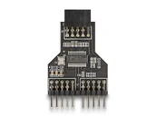 Huby USB - DeLOCK Koncentrator USB 2.0 9-pinowa listwa wtykowa żeńska do 2 x 9-pinowa listwa wtykowa męska - miniaturka - grafika 1