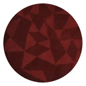 Dywany - Bordowy wełniany okrągły dywan tkany ręcznie ø 160 cm Shard Red – Flair Rugs - miniaturka - grafika 1