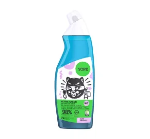 YOPE NATURALNY ŻEL DO CZYSZCZENIA TOALET 750ML ACTIVE GREEN 5903760202910 - Środki do WC - miniaturka - grafika 1