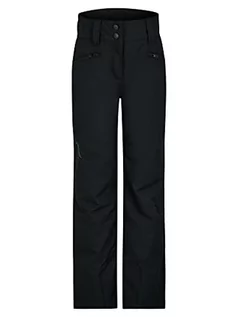 Spodnie narciarskie - Ziener Dziewczęce spodnie narciarskie Alin | wodoszczelne, wiatroszczelne, ciepłe, czarne, 128 - grafika 1