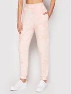 Spodnie sportowe damskie - Guess Spodnie dresowe O1GA38 K68I1 Różowy Regular Fit - miniaturka - grafika 1
