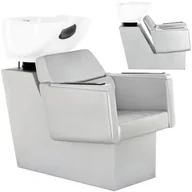 Myjki fryzjerskie - Myjnia myjka fryzjerska barberska Bella do salonu fryzjerskiego barberskiego ruchoma ceramiczna misa armatura bateria słuchawka - miniaturka - grafika 1