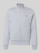 Bluzy męskie - Bluza rozpinana o kroju regular fit z mieszanki bawełny - miniaturka - grafika 1