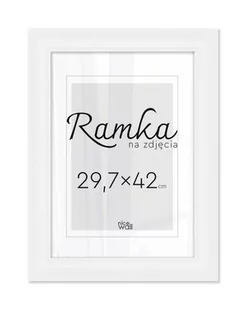 Biała ramka na zdjęcia 29,7x42 cm - Ramki na zdjęcia - miniaturka - grafika 1