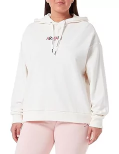 Armani Exchange Damska bluza z kapturem Colorful Armani z logo French Terry, Iso, XL - Bluzy damskie - miniaturka - grafika 1
