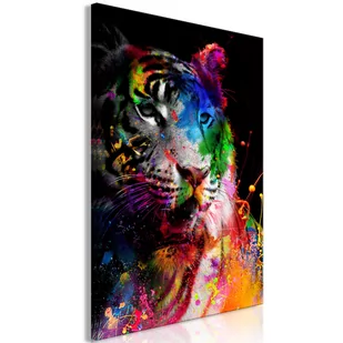 Obraz - Tygrys bengalski (1-częściowy) pionowy (rozmiar 40x60) - Obrazy i zdjęcia na płótnie - miniaturka - grafika 1
