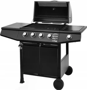 Lehmann GRILL GAZOWY LEHMANN OHIO 4+1 ŻELIWNY CZARNY - Grille gazowe - miniaturka - grafika 1