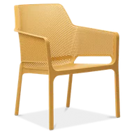 Pozostałe meble ogrodowe - Nardi Krzesło ogrodowe Net Relax musztardowe 40327.56.000 - miniaturka - grafika 1