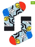 Skarpetki damskie - Happy Socks Skarpety (2 pary) w kolorze błękitnym ze wzorem - miniaturka - grafika 1