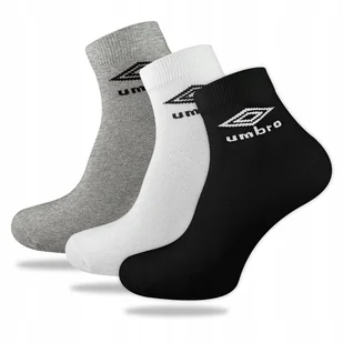 UMBRO skarpety QUARTER bawełna 3-PAK 39-42 - Skarpetki męskie - miniaturka - grafika 1