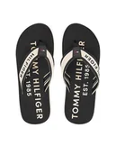 Klapki i japonki męskie - Tommy Hilfiger Japonki Sporty FM0FM05805 Czarny - miniaturka - grafika 1