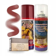 Środki do obuwia i ubrań - Bordowy Spray Renowator z Gumką do Zamszu i Impregnatem Palc Zestaw 3w1 - miniaturka - grafika 1