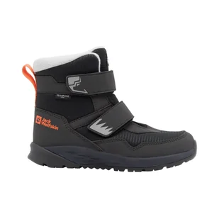 Dziecięce buty zimowe Jack Wolfskin POLAR BEAR-B TEXAPORE MID VC K Phantom - 27 - Buty trekkingowe dziecięce - miniaturka - grafika 1