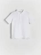 Koszulki dla chłopców - Reserved - T-shirt polo - biały - miniaturka - grafika 1