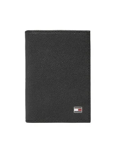 Tommy Hilfiger Duży Portfel Męski Th Flag Bifold AM0AM13522 Czarny - Portfele - miniaturka - grafika 1