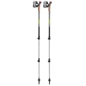 Kije trekkingowe - Kijek Nordic walking Leki Poles Traveller Alu Kolor: szary/zielony - miniaturka - grafika 1