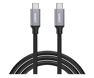 AUKEY Kabel Quick Charge CD6 nylonowy ultraszybki USB C USB C 2m (CB-CD6) - Kable komputerowe i do monitorów - miniaturka - grafika 5